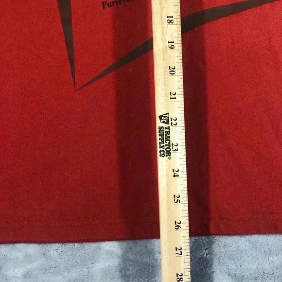 Savage Fenty Xssential Terry Back Page Long Sleeve Polo - Left on Red medium - Picture 2 of 3